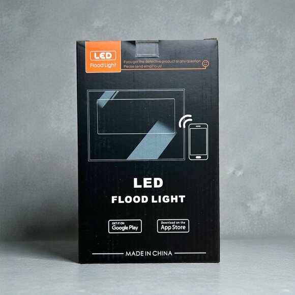 4x LED Flood Lights RGB Color Changing 300W Equivalent Outdoor, 30W Bluetooth - Picture 4 of 8